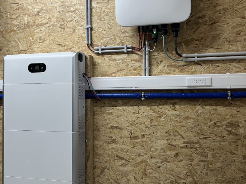 Huawei omvormer met batterij