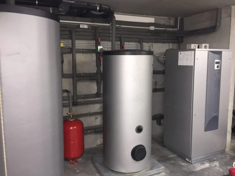 Warmtepomp met boringen