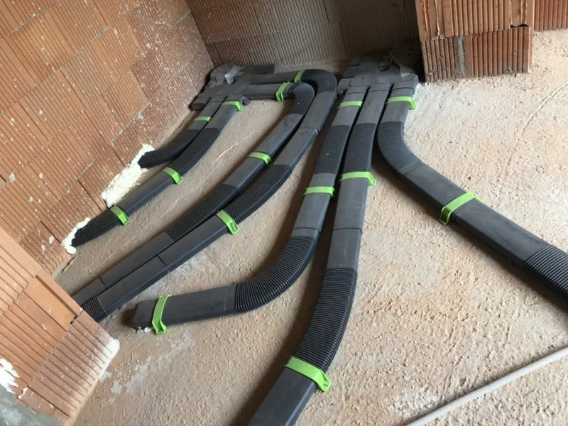 Zelfbouw ventilatiekanalen Vasco
